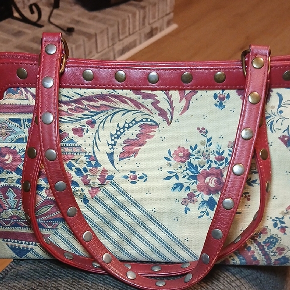 Isabella Fiore Patchwork Handbag | Beaded & Embroidered Boho Satchel - Picture 9 of 9